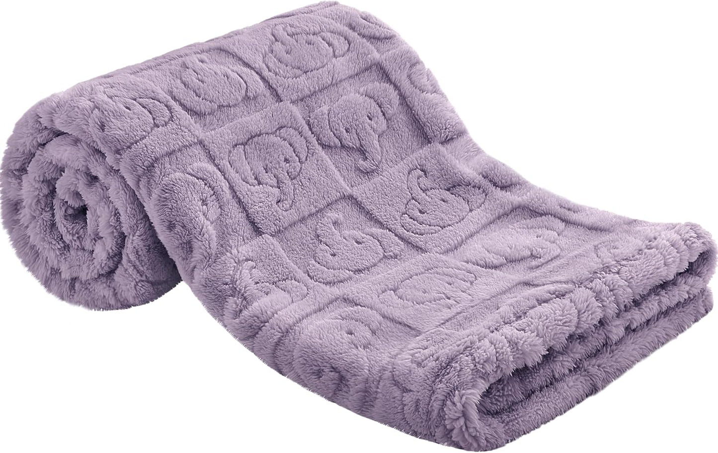 Pro Goleem Elephant Baby Boy Blanket, Soft Fleece Baby Blankets for Boys, 30" x 40" Blue Crib & Stroller Blanket for Newborns and Toddlers