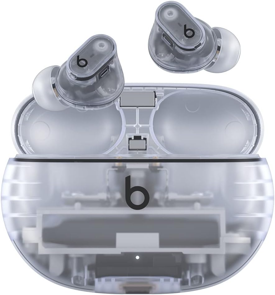 Beats Studio Buds + | True Wireless Noise Cancelling Earbuds, Enhanced Apple & Android Compatibility, Built-in Microphone, Sweat Resistant Bluetooth Headphones, Spatial Audio - Black/Gold
