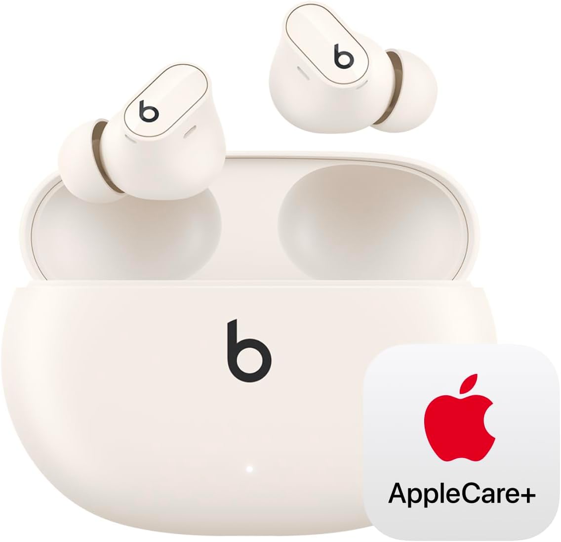 Beats Studio Buds + | True Wireless Noise Cancelling Earbuds, Enhanced Apple & Android Compatibility, Built-in Microphone, Sweat Resistant Bluetooth Headphones, Spatial Audio - Black/Gold