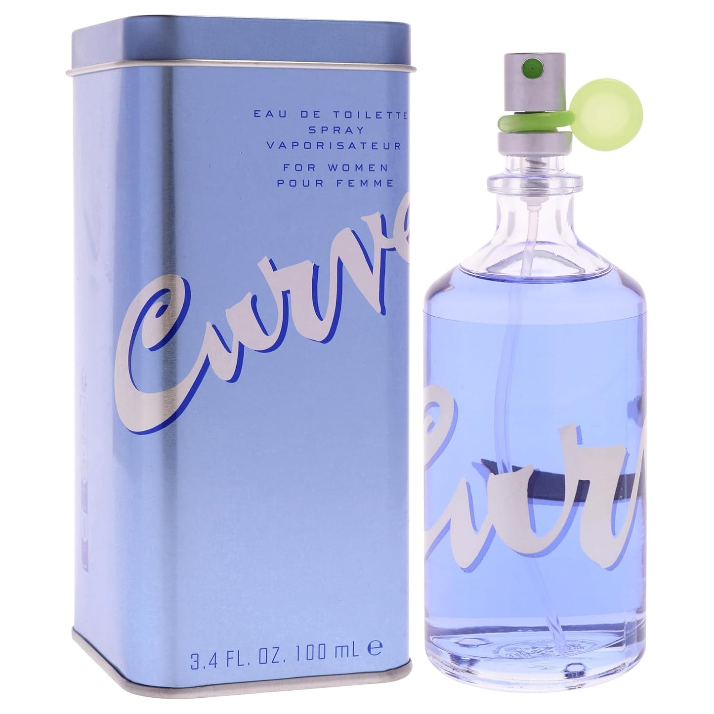 Curve Women's Perfume, Eau de Toilette EDT Spray, 3.4 fl oz