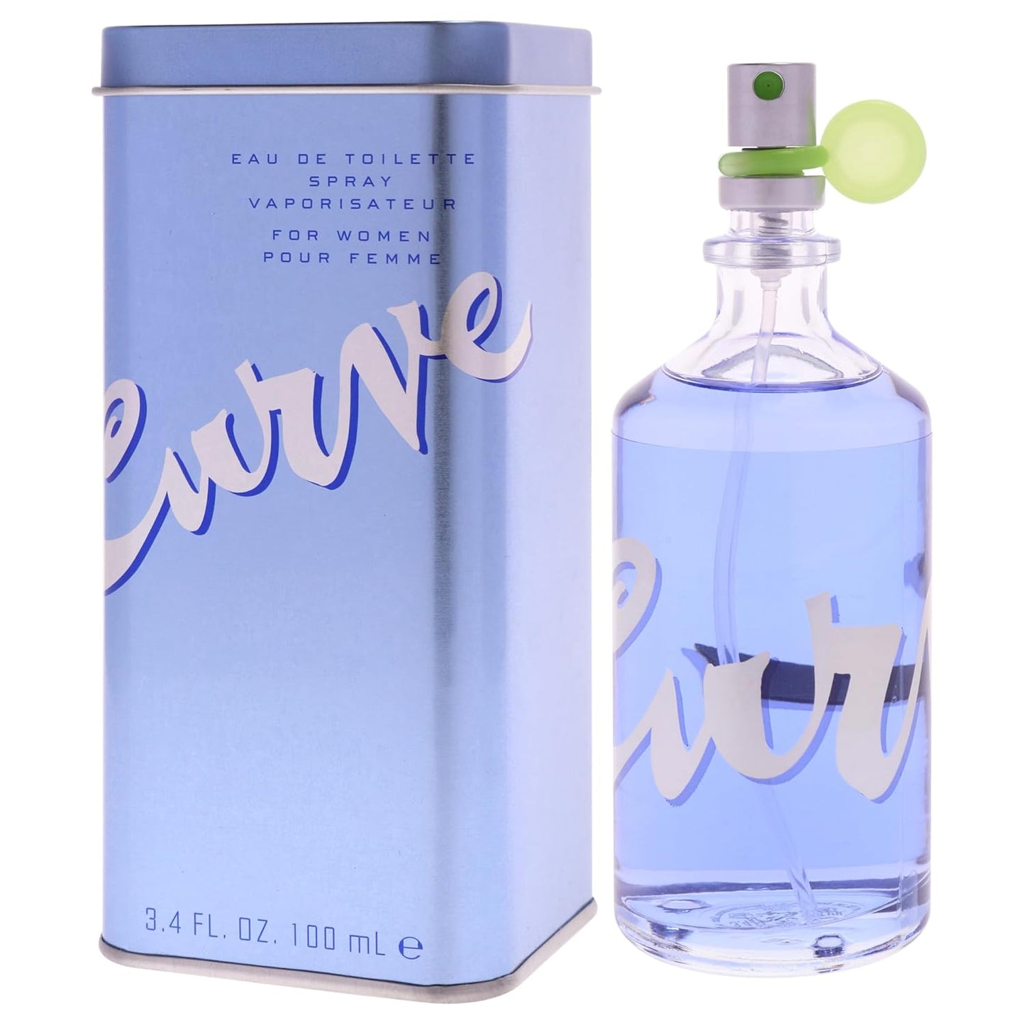 Curve Women's Perfume, Eau de Toilette EDT Spray, 3.4 fl oz